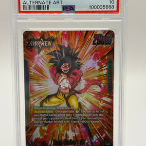 2024 DBS Fusion World Son Goku : GT FB03-104 Leader Alt Art PSA 10 FRENLY BRICKS - Open 7 Days