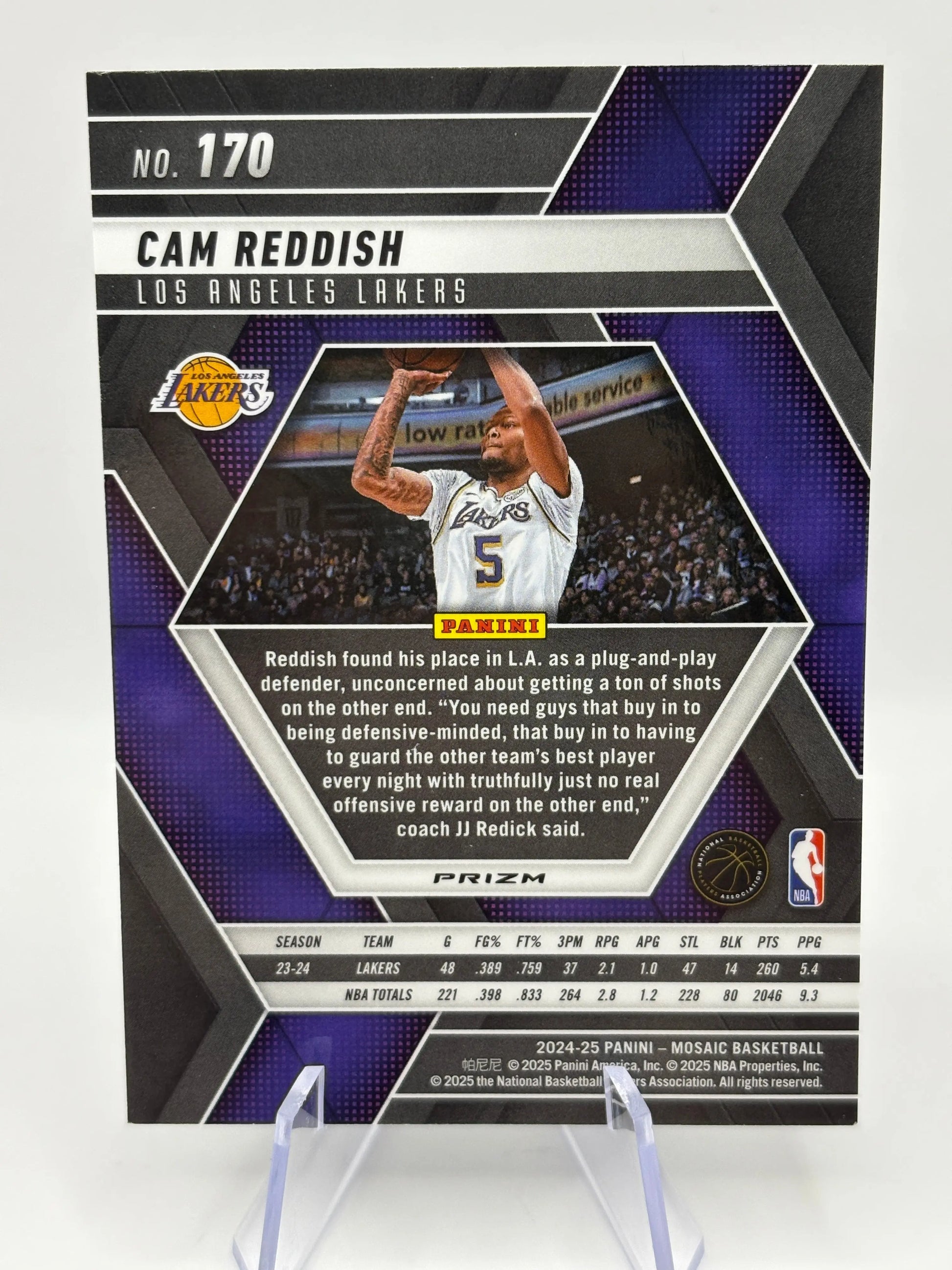 2024-25 Panini Mosaic Cam Reddish Card Genesis Prizm Case Hit SSP FRENLY BRICKS - Open 7 Days