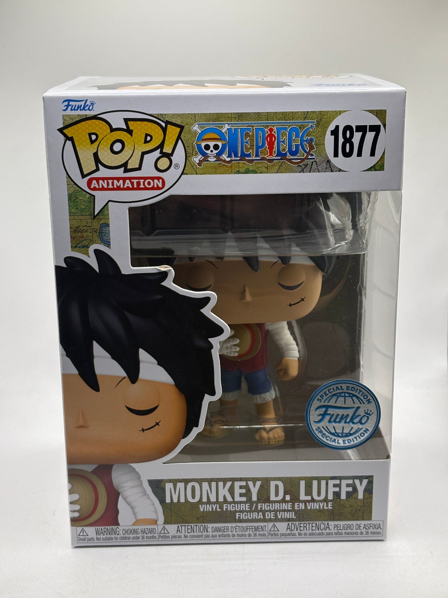 Funko POP! Animation One Piece #1877 Monkey D Luffy Special Edition FRENLY BRICKS - Open 7 Days