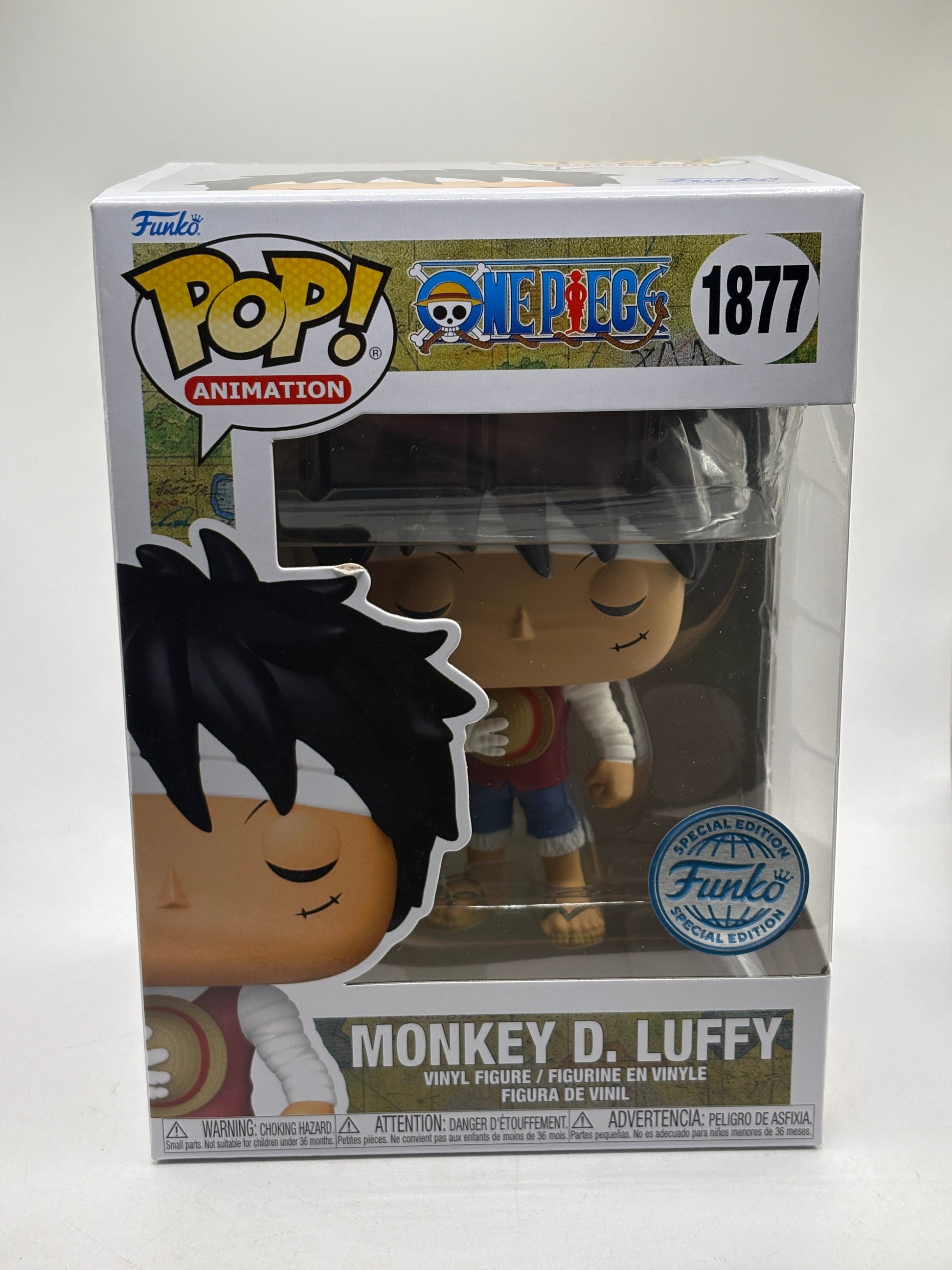 Funko POP! Animation One Piece #1877 Monkey D Luffy Special Edition FRENLY BRICKS - Open 7 Days image 1