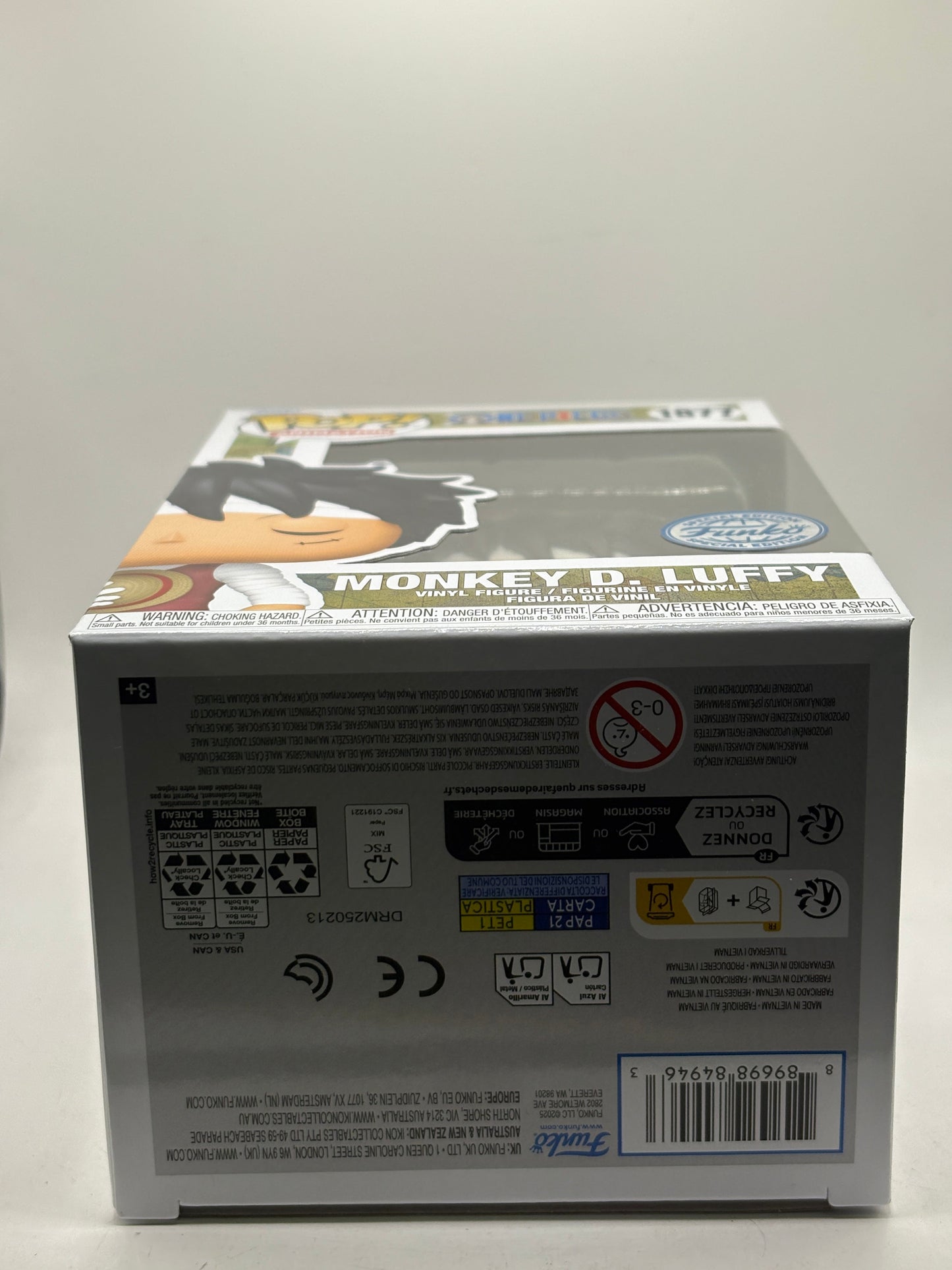 Funko POP! Animation One Piece #1877 Monkey D Luffy Special Edition FRENLY BRICKS - Open 7 Days