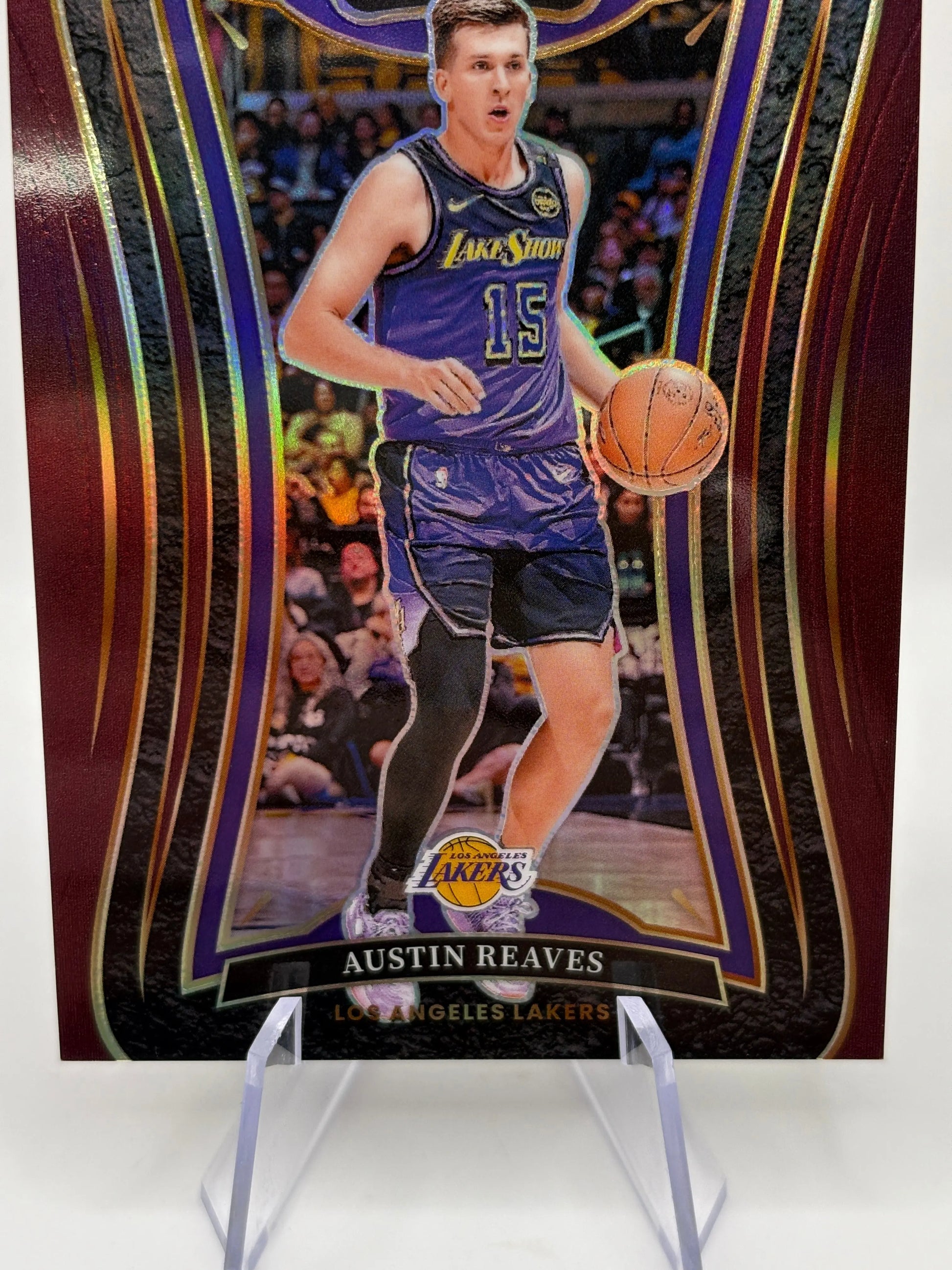 2024-25 Panini Select Basketball Austin Reaves Maroon /85 Mezzanine Level LA Lakers FRENLY BRICKS - Open 7 Days