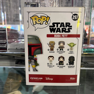 Funko Pop! Star Wars Boba Fett #297 Green Chrome Summer Con 2019 FRENLY BRICKS - Open 7 Days