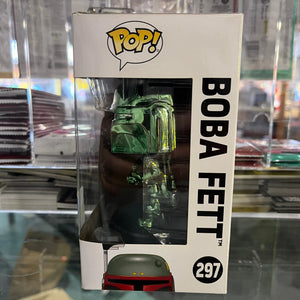 Funko Pop! Star Wars Boba Fett #297 Green Chrome Summer Con 2019 FRENLY BRICKS - Open 7 Days
