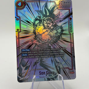 Dragon Ball Super Fusion World - Son Goku FB01-139 SCR** Alt Art NM FRENLY BRICKS - Open 7 Days