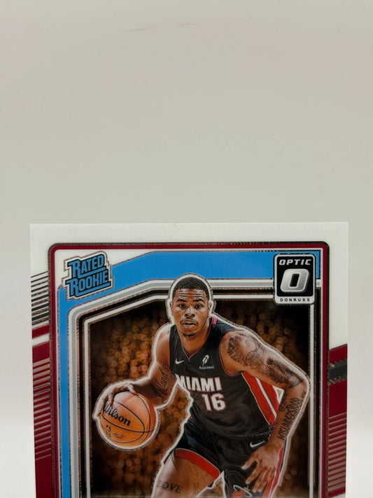 2024-25 Panini Donruss Optic Basketball #326 Keshad Johnson Rated Rookie Auto FRENLY BRICKS - Open 7 Days