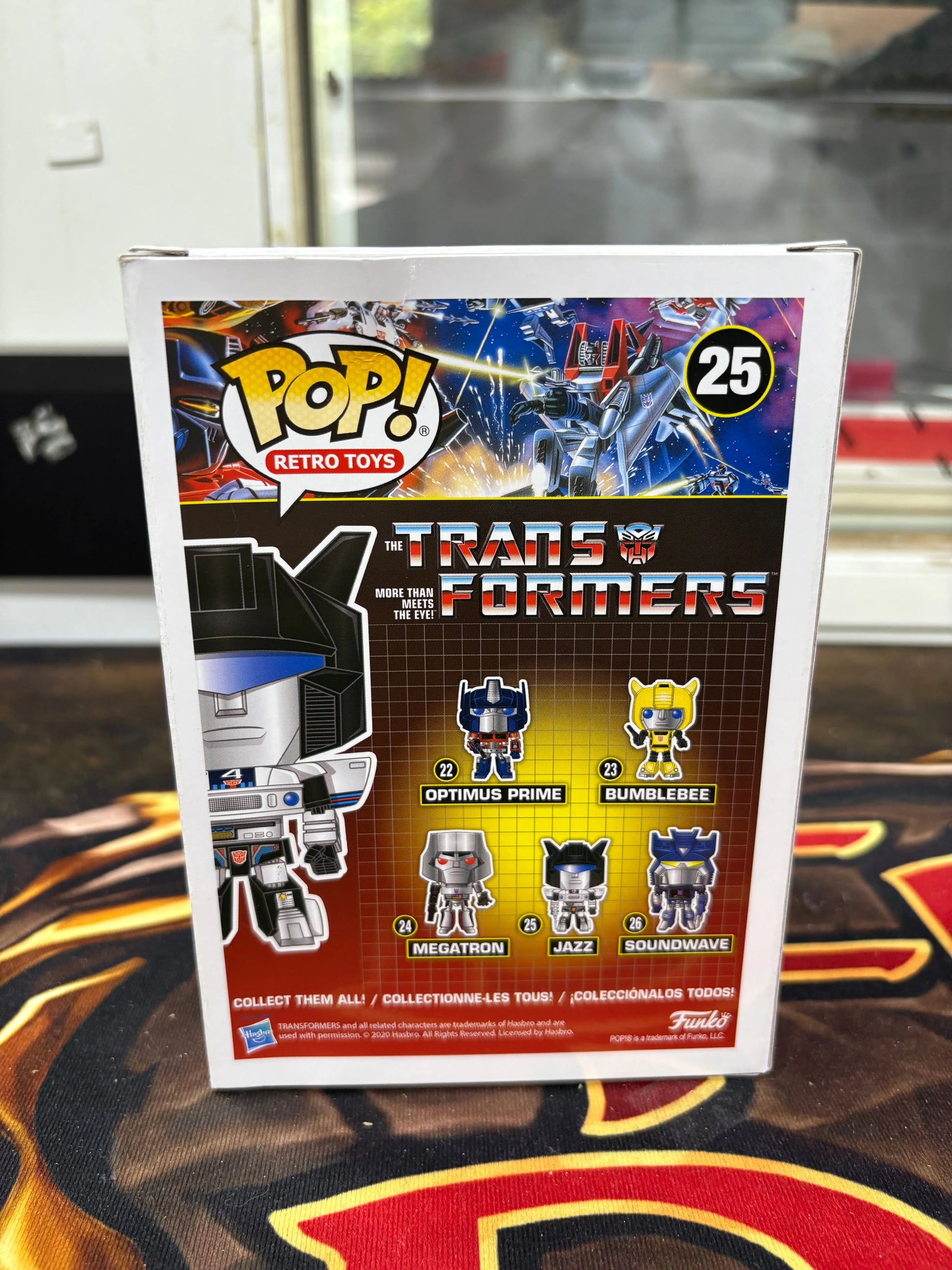 Funko POP Vinyl Retro Toys Transformers Jazz #25 Vinyl Figure FRENLY BRICKS - Open 7 Days