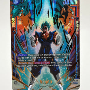 Dragon Ball Super Fusion World - Vegito FB02-139 SCR* Alt Art MP FRENLY BRICKS - Open 7 Days