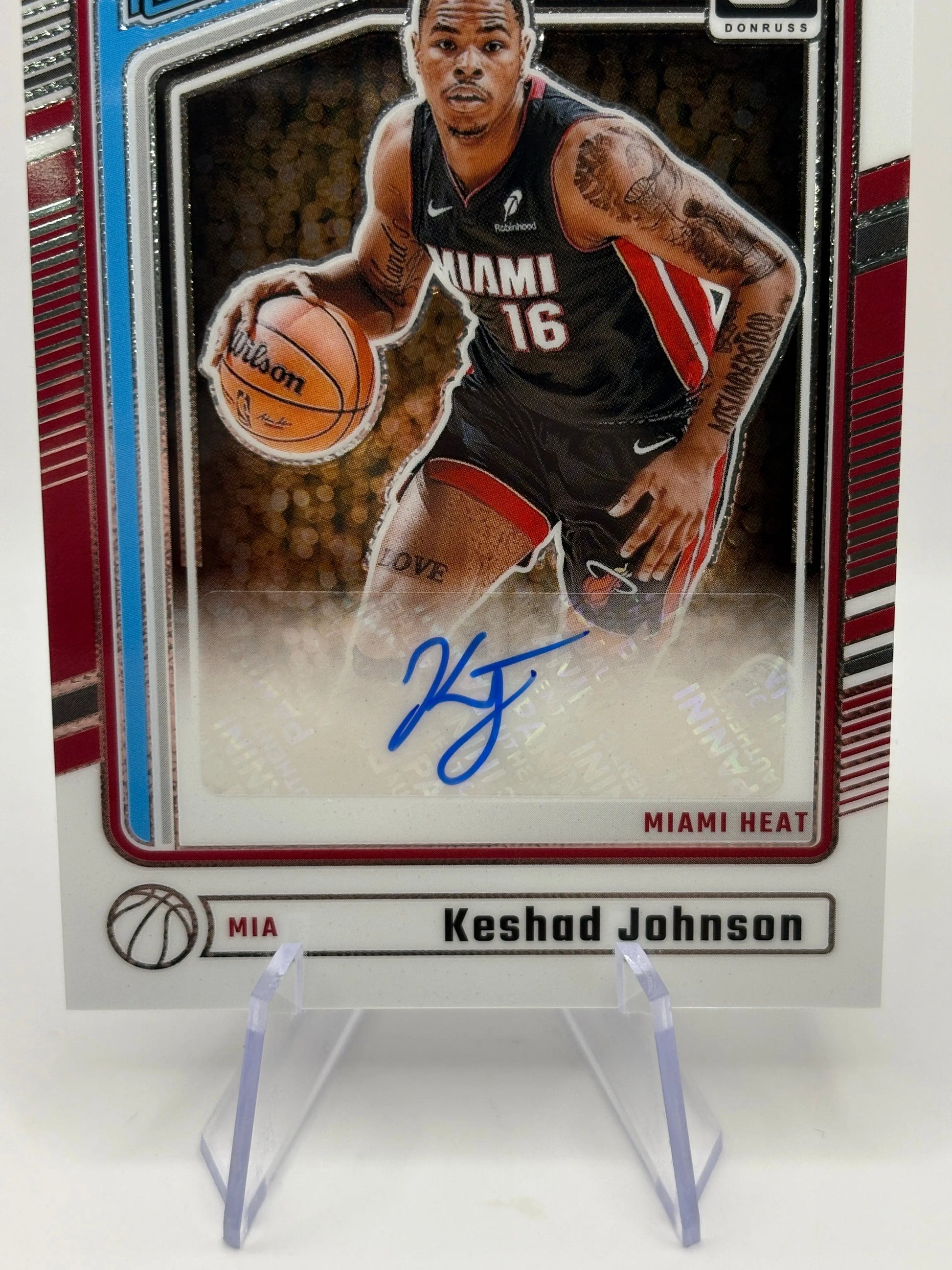 2024-25 Panini Donruss Optic Basketball #326 Keshad Johnson Rated Rookie Auto FRENLY BRICKS - Open 7 Days