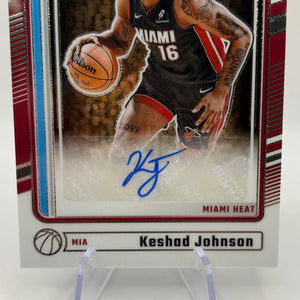 2024-25 Panini Donruss Optic Basketball #326 Keshad Johnson Rated Rookie Auto FRENLY BRICKS - Open 7 Days