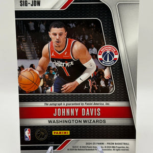 2024-25 Panini Prizm Basketball - Johnny Davis #SIG-JDW Auto FRENLY BRICKS - Open 7 Days