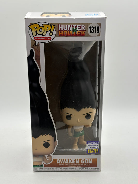 Funko POP! Animation Hunter x Hunter #1319 Awaken Gon 2023 Summer Con FRENLY BRICKS - Open 7 Days