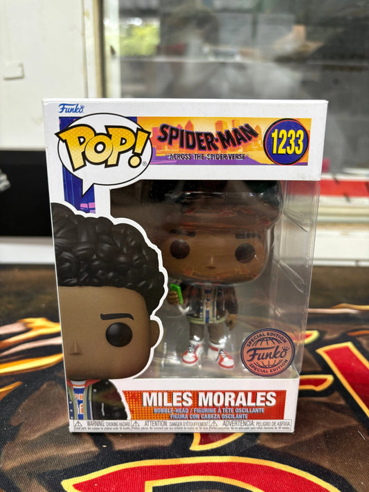 Spider-Man Across the Spider-Verse Miles Morales Special Edition #1233 Funko Pop FRENLY BRICKS - Open 7 Days
