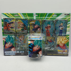 Dragon Ball Super DBS Card Game Expansion Deck Box Set 01 Mighty Heroes Sealed FRENLY BRICKS - Open 7 Days