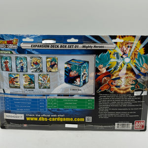 Dragon Ball Super DBS Card Game Expansion Deck Box Set 01 Mighty Heroes Sealed FRENLY BRICKS - Open 7 Days