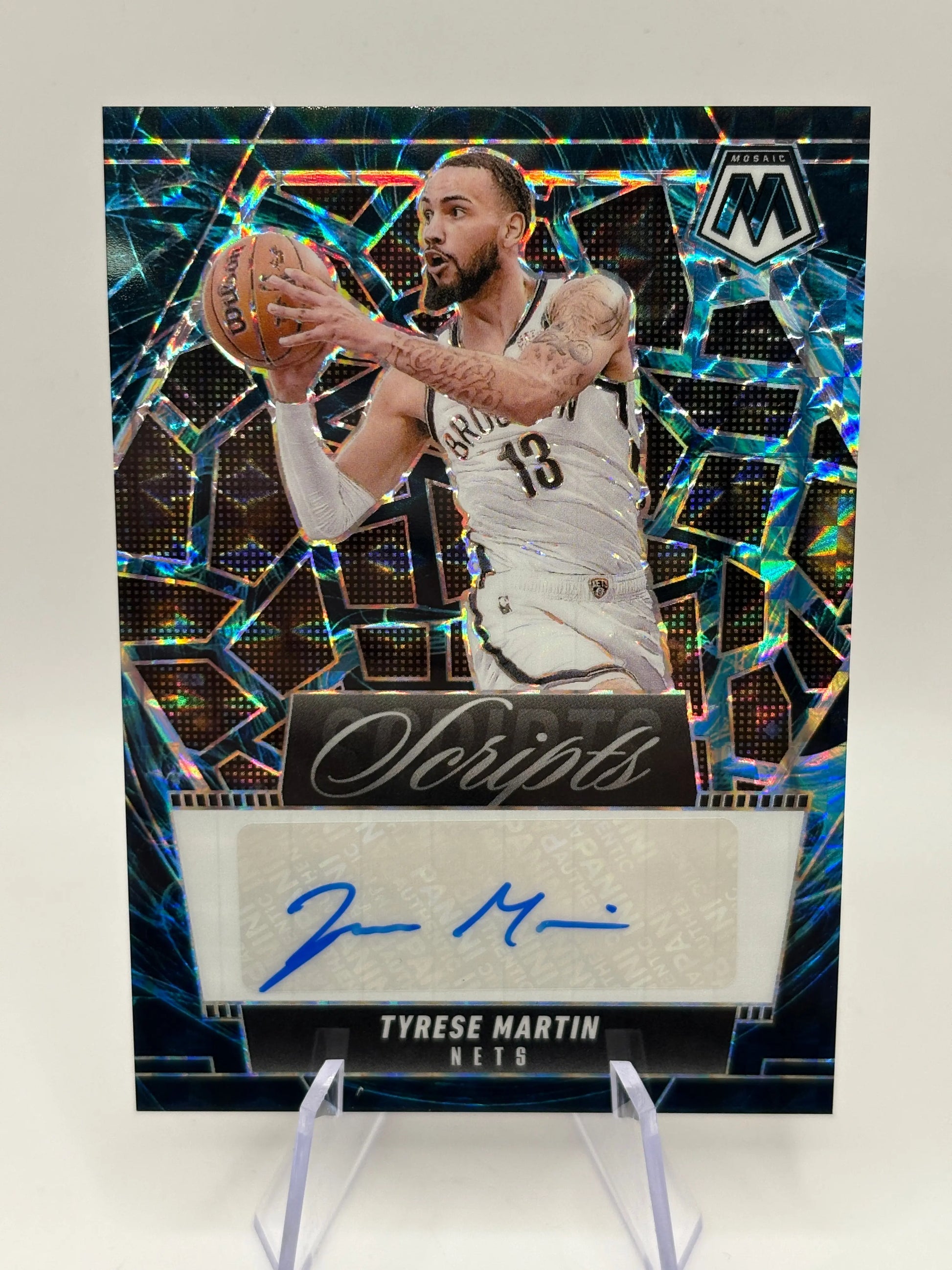 2024-25 Panini Mosaic Basketball - Tyrese Martin Auto Blue #MS-TMB Scripts FRENLY BRICKS - Open 7 Days