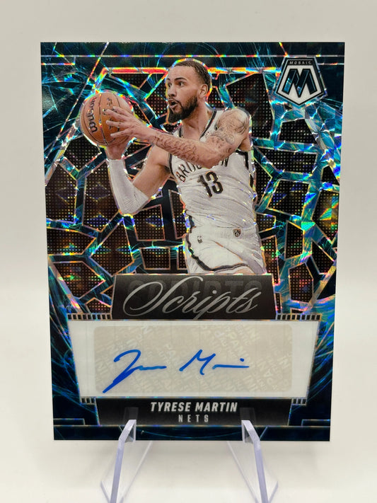 2024-25 Panini Mosaic Basketball - Tyrese Martin Auto Blue #MS-TMB Scripts FRENLY BRICKS - Open 7 Days