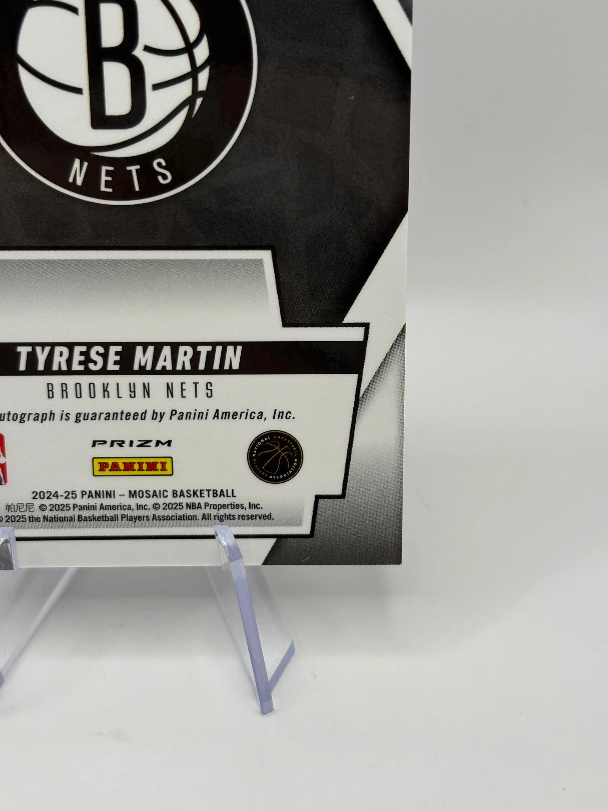 2024-25 Panini Mosaic Basketball - Tyrese Martin Auto Blue #MS-TMB Scripts FRENLY BRICKS - Open 7 Days