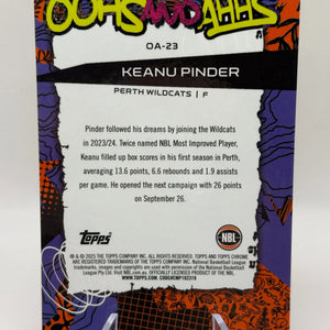 2024/25 Topps Chrome NBL Keanu Pinder Oohs Ahhs Gold Refractor #/50 Wildcats FRENLY BRICKS - Open 7 Days