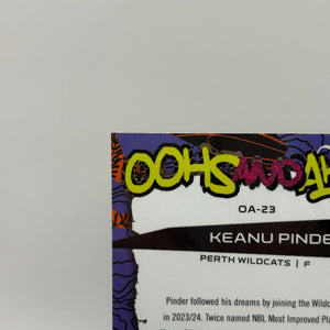 2024/25 Topps Chrome NBL Keanu Pinder Oohs Ahhs Gold Refractor #/50 Wildcats FRENLY BRICKS - Open 7 Days