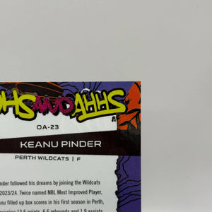 2024/25 Topps Chrome NBL Keanu Pinder Oohs Ahhs Gold Refractor #/50 Wildcats FRENLY BRICKS - Open 7 Days