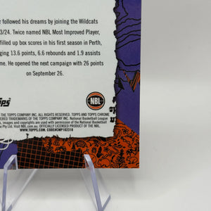 2024/25 Topps Chrome NBL Keanu Pinder Oohs Ahhs Gold Refractor #/50 Wildcats FRENLY BRICKS - Open 7 Days