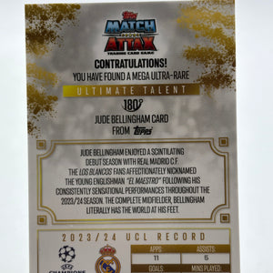 Match Attax 2024-25 Jude Bellingham El Maestro De Madrid UTB-JB FRENLY BRICKS - Open 7 Days