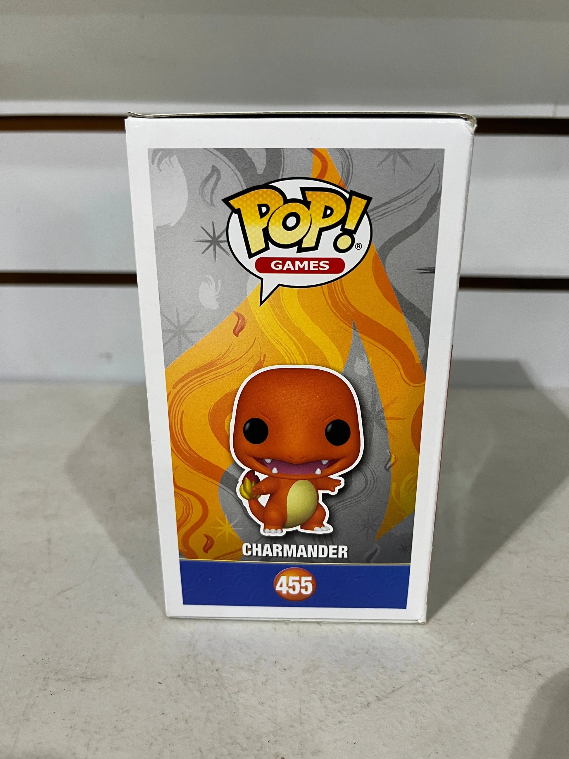Funko Pop! CHARMANDER #455 Pokemon Metallic 2022 Summer Con Exclusive FRENLY BRICKS - Open 7 Days