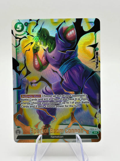 Dragon Ball Super Fusion World - Special Beam Cannon FB03-077 R* Alt Art Lp FRENLY BRICKS - Open 7 Days