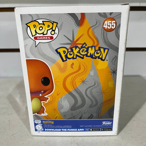 Funko Pop! CHARMANDER #455 Pokemon Metallic 2022 Summer Con Exclusive FRENLY BRICKS - Open 7 Days