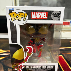 Funko Pop! Vinyl: Marvel - Miles Morales Iron Spider #1448 FRENLY BRICKS - Open 7 Days