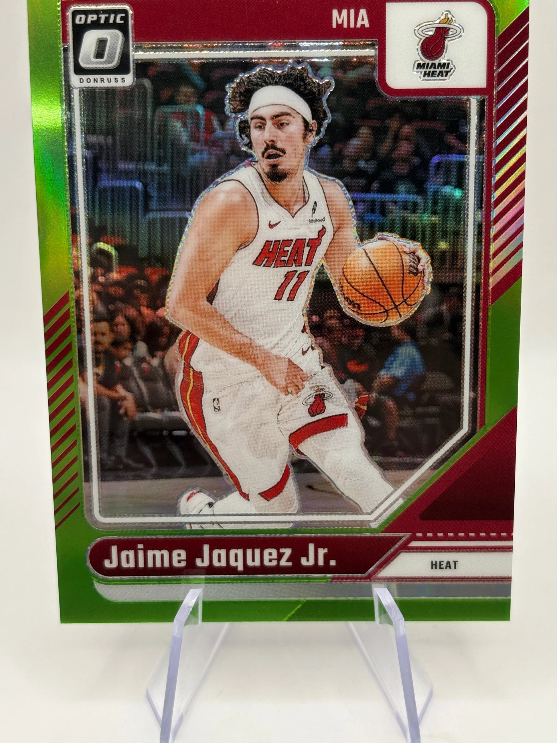 2024-25 Donruss Optic Lime Green #22 Jaime Jaquez Jr. 149/149 HEAT FRENLY BRICKS - Open 7 Days