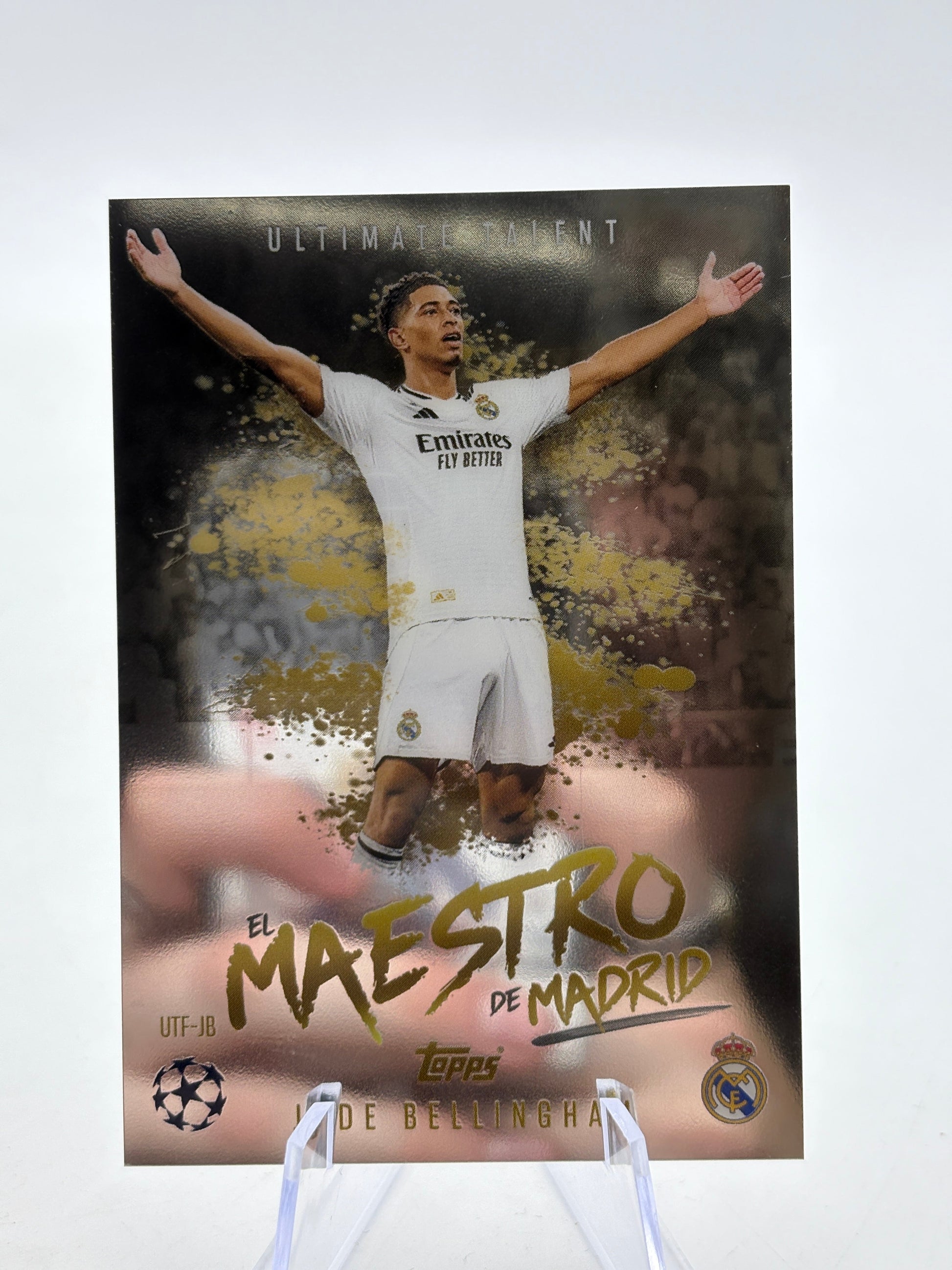 Topps match attax 2024/25 Jude Bellingham Ultimate Talent El Maestro De Madrid FRENLY BRICKS - Open 7 Days