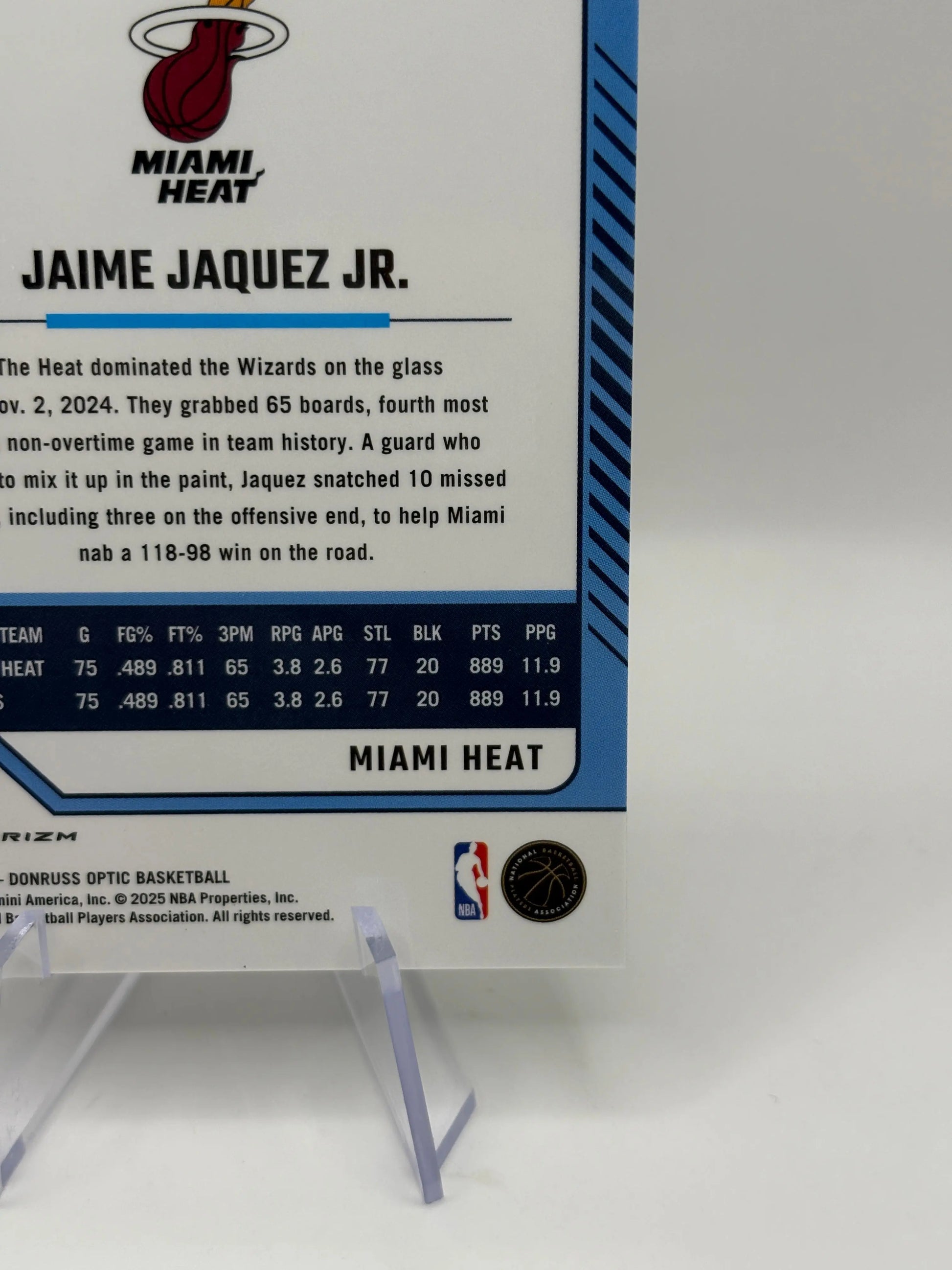 2024-25 Donruss Optic Lime Green #22 Jaime Jaquez Jr. 149/149 HEAT FRENLY BRICKS - Open 7 Days