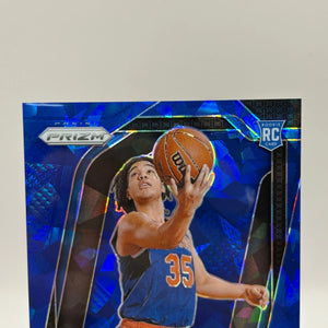 2024-25 Panini Prizm Basketball - Pacome Dadiet #259 077/125 Blue Ice FRENLY BRICKS - Open 7 Days