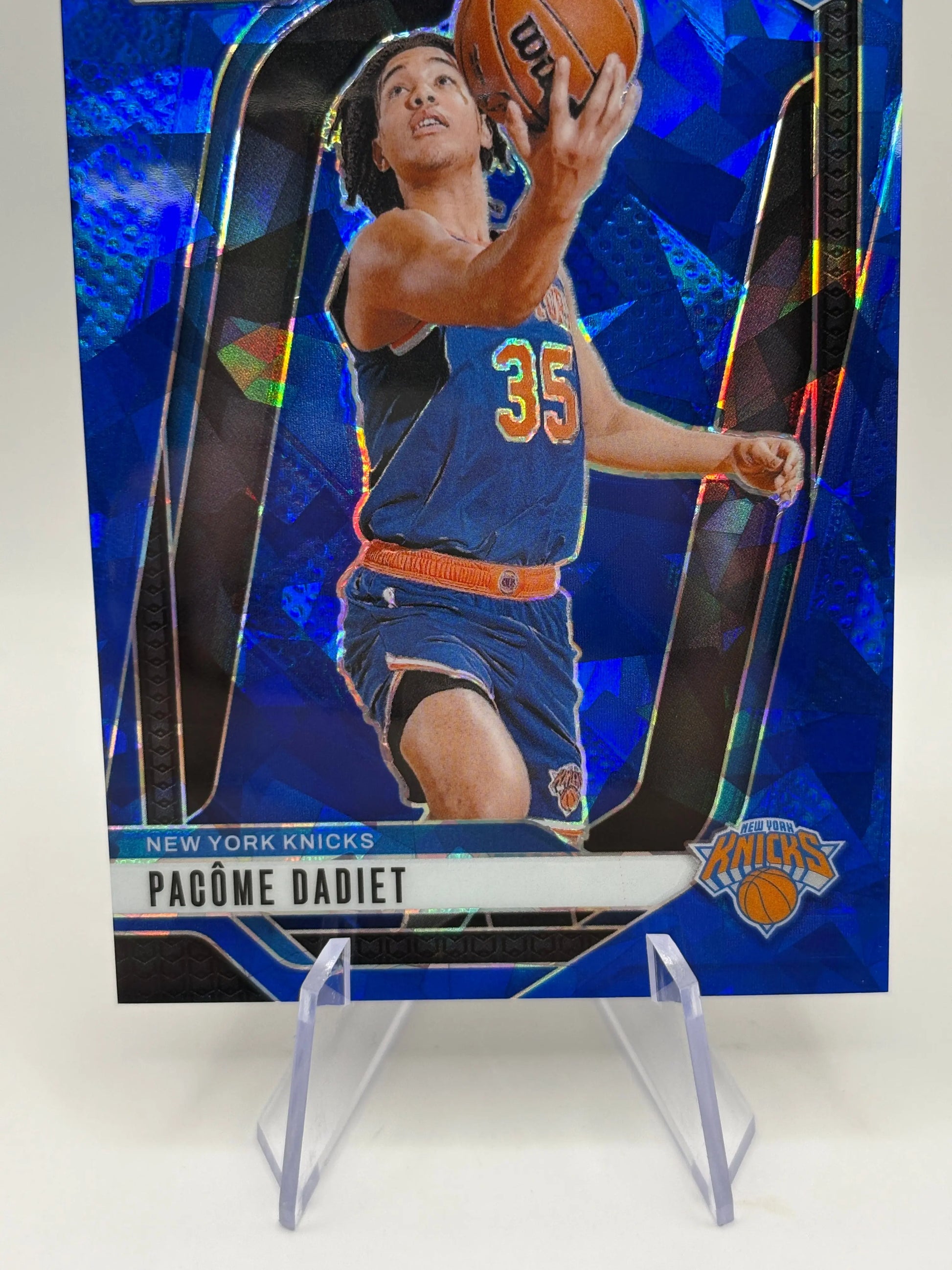 2024-25 Panini Prizm Basketball - Pacome Dadiet #259 077/125 Blue Ice FRENLY BRICKS - Open 7 Days