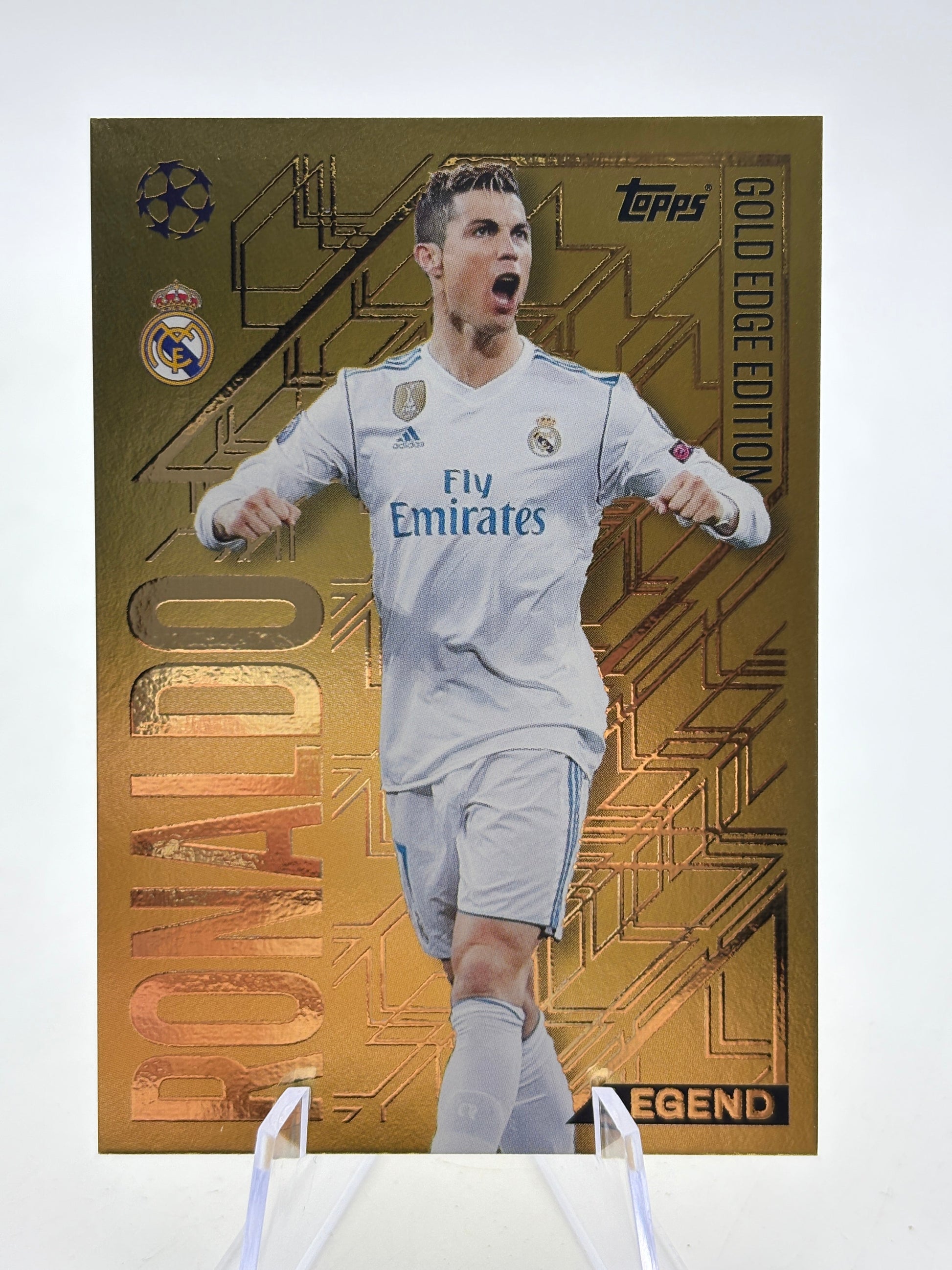 2024-25 Topps UCC Gold Edge Limited Edition Cristiano Ronaldo Real Madrid FRENLY BRICKS - Open 7 Days