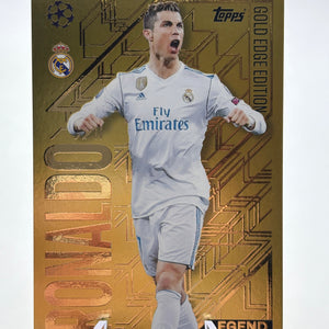 2024-25 Topps UCC Gold Edge Limited Edition Cristiano Ronaldo Real Madrid FRENLY BRICKS - Open 7 Days