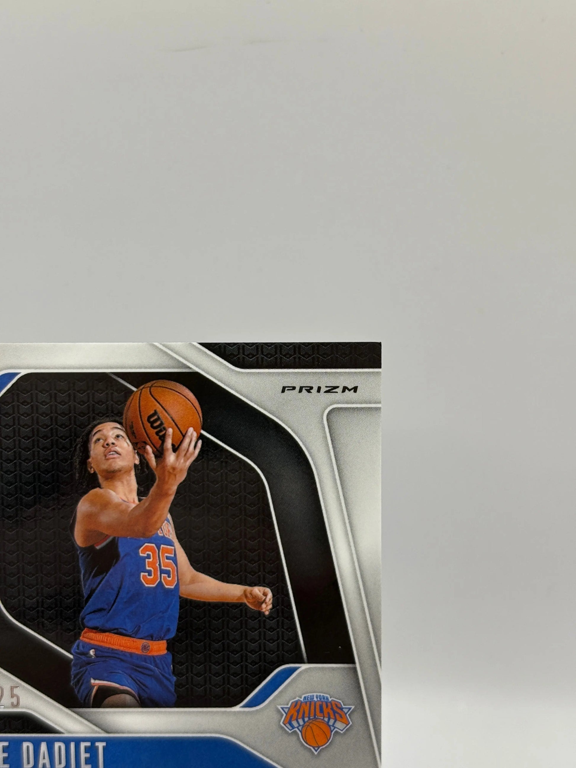 2024-25 Panini Prizm Basketball - Pacome Dadiet #259 077/125 Blue Ice FRENLY BRICKS - Open 7 Days