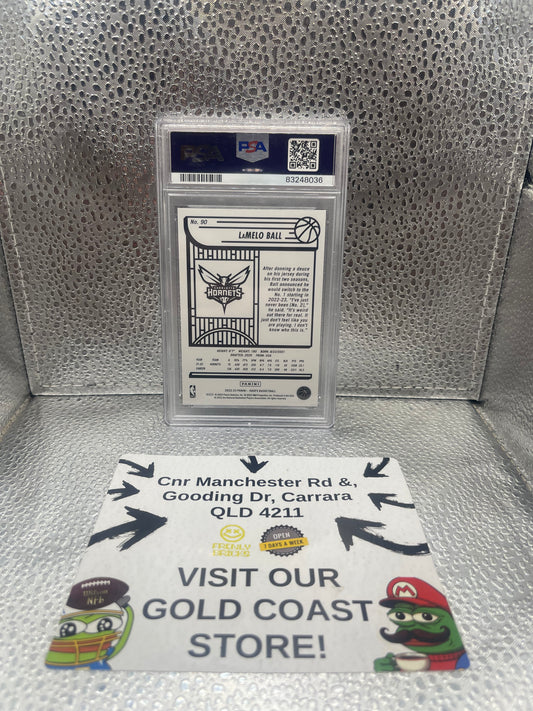 PSA 7, 2022 Panini NBA Hoops LaMELO Ball Gravity FRENLY BRICKS - Open 7 Days