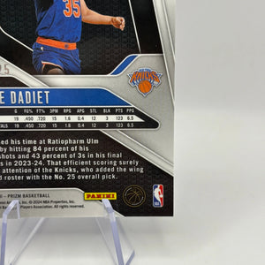 2024-25 Panini Prizm Basketball - Pacome Dadiet #259 077/125 Blue Ice FRENLY BRICKS - Open 7 Days