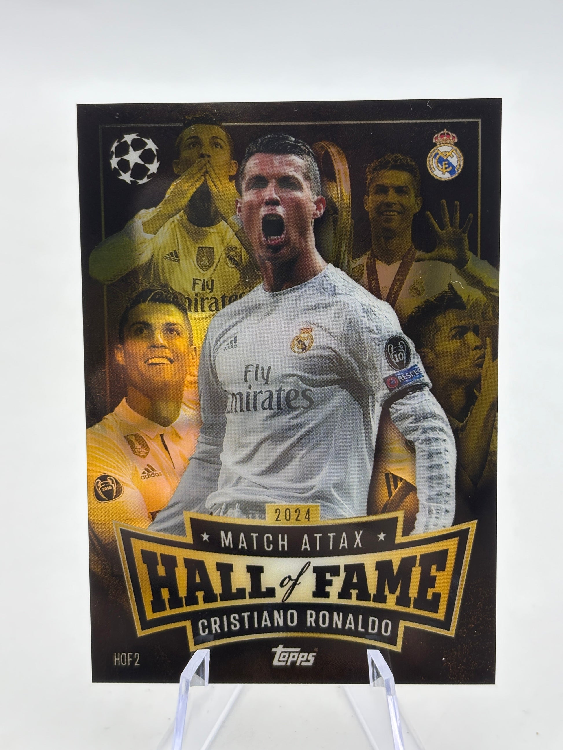 2024-25 Match Attax Hall Of Fame Cristiano Ronaldo FRENLY BRICKS - Open 7 Days