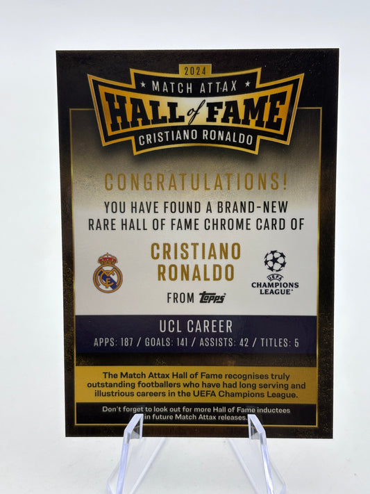 2024-25 Match Attax Hall Of Fame Cristiano Ronaldo FRENLY BRICKS - Open 7 Days