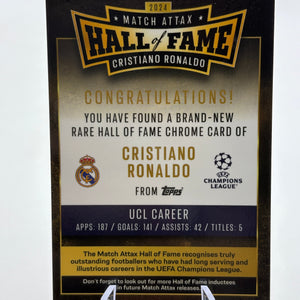 2024-25 Match Attax Hall Of Fame Cristiano Ronaldo FRENLY BRICKS - Open 7 Days