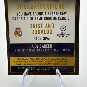 2024-25 Match Attax Hall Of Fame Cristiano Ronaldo FRENLY BRICKS - Open 7 Days