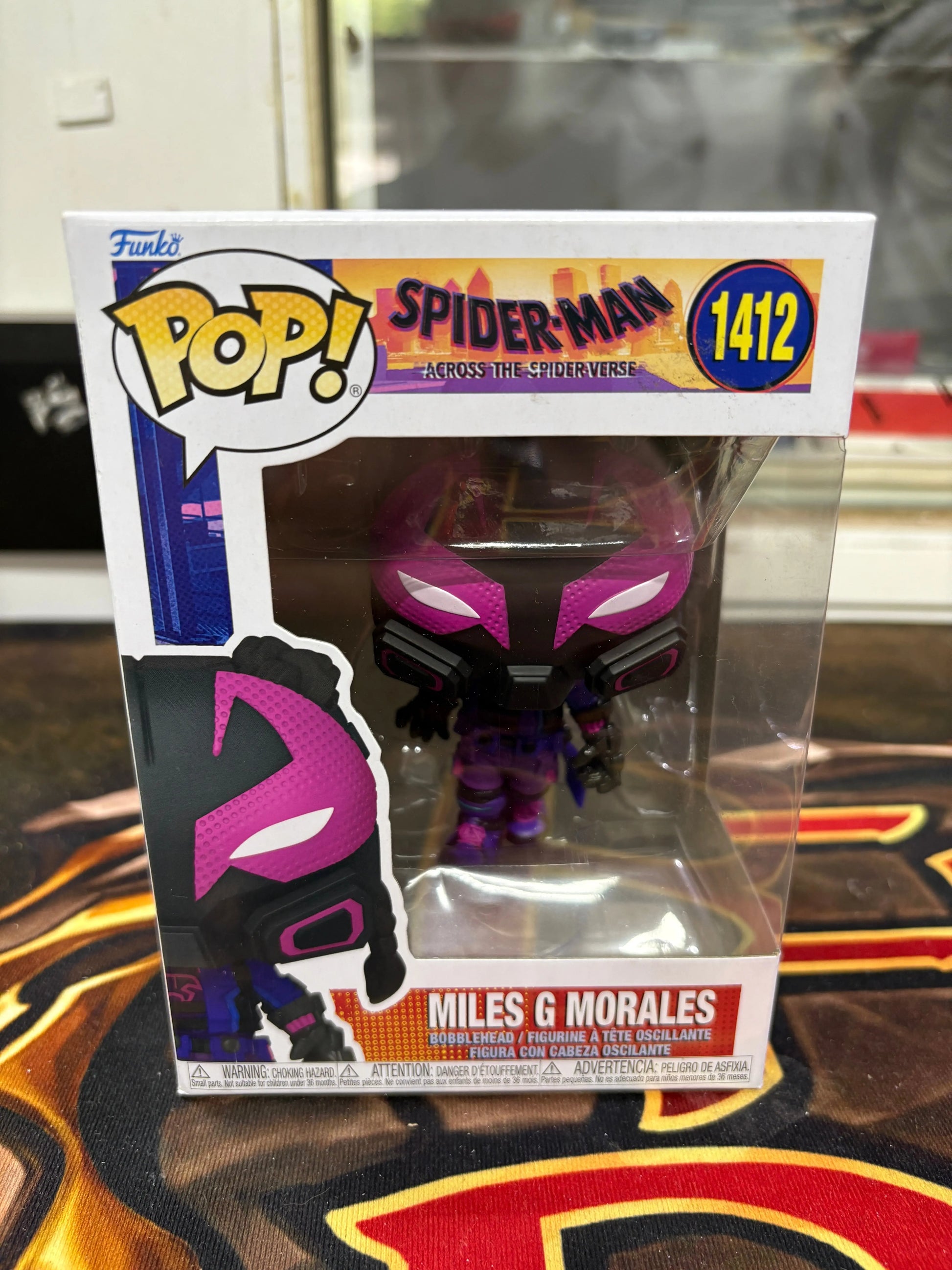 Funko Pop! Marvel  #1412 Across The Spiderverse  Miles G Morales FRENLY BRICKS - Open 7 Days