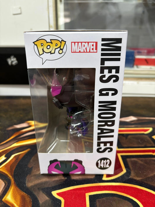 Funko Pop! Marvel  #1412 Across The Spiderverse  Miles G Morales FRENLY BRICKS - Open 7 Days