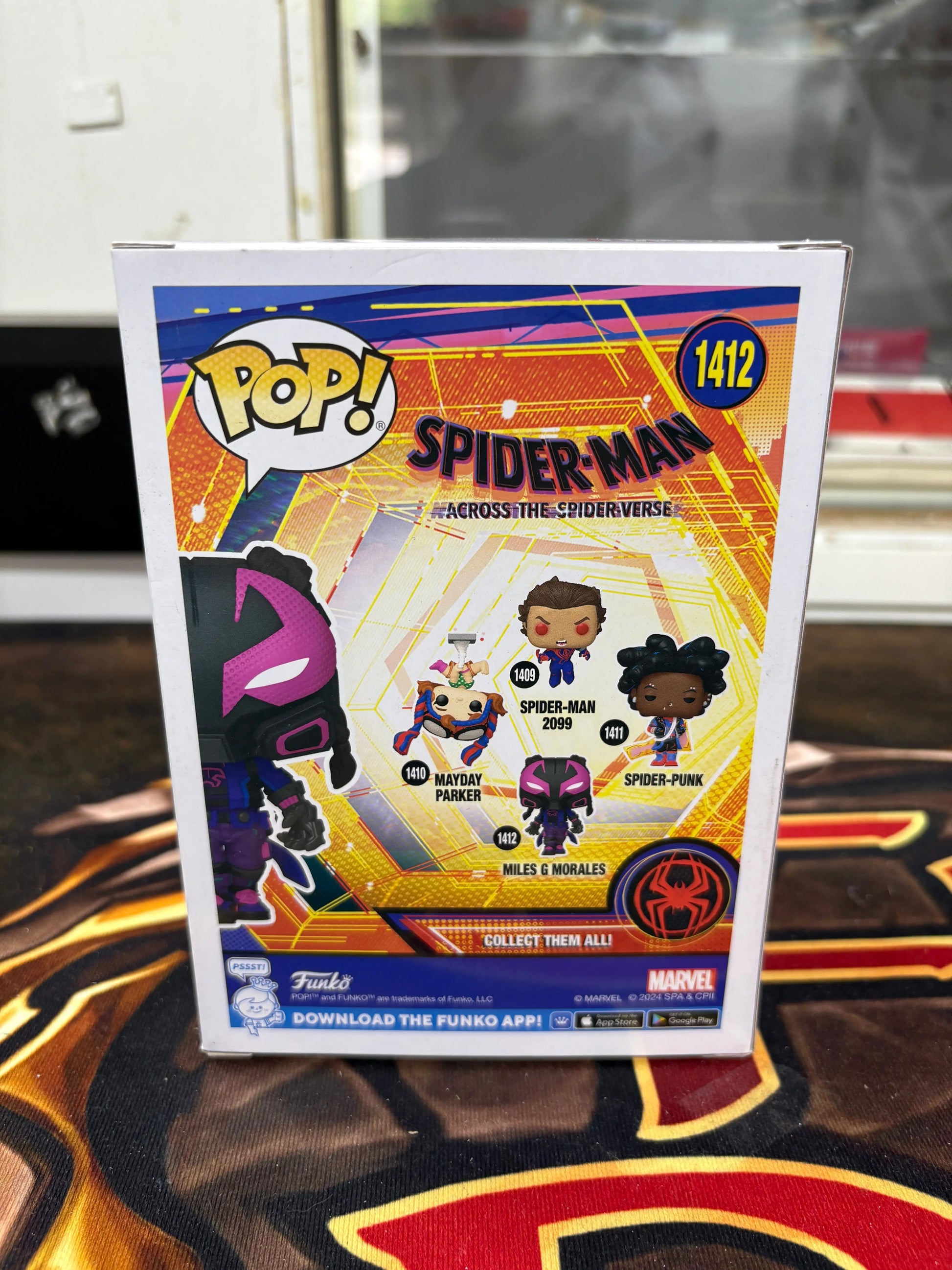 Funko Pop! Marvel  #1412 Across The Spiderverse  Miles G Morales FRENLY BRICKS - Open 7 Days
