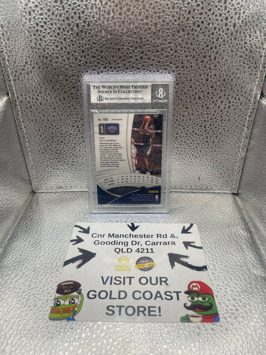 BGS 7, 2020-21 Panini Spectra Marble #165 Zion Williamson SD 4/5 FRENLY BRICKS - Open 7 Days