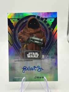 Topps Star Wars #A-LS Leilani Shiu as Jawa Auto Silver
